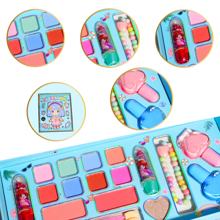 Sweet Girl Makeup Set for Baby Girls | Pretend Play Beauty Kit | Safe & Washable Makeup