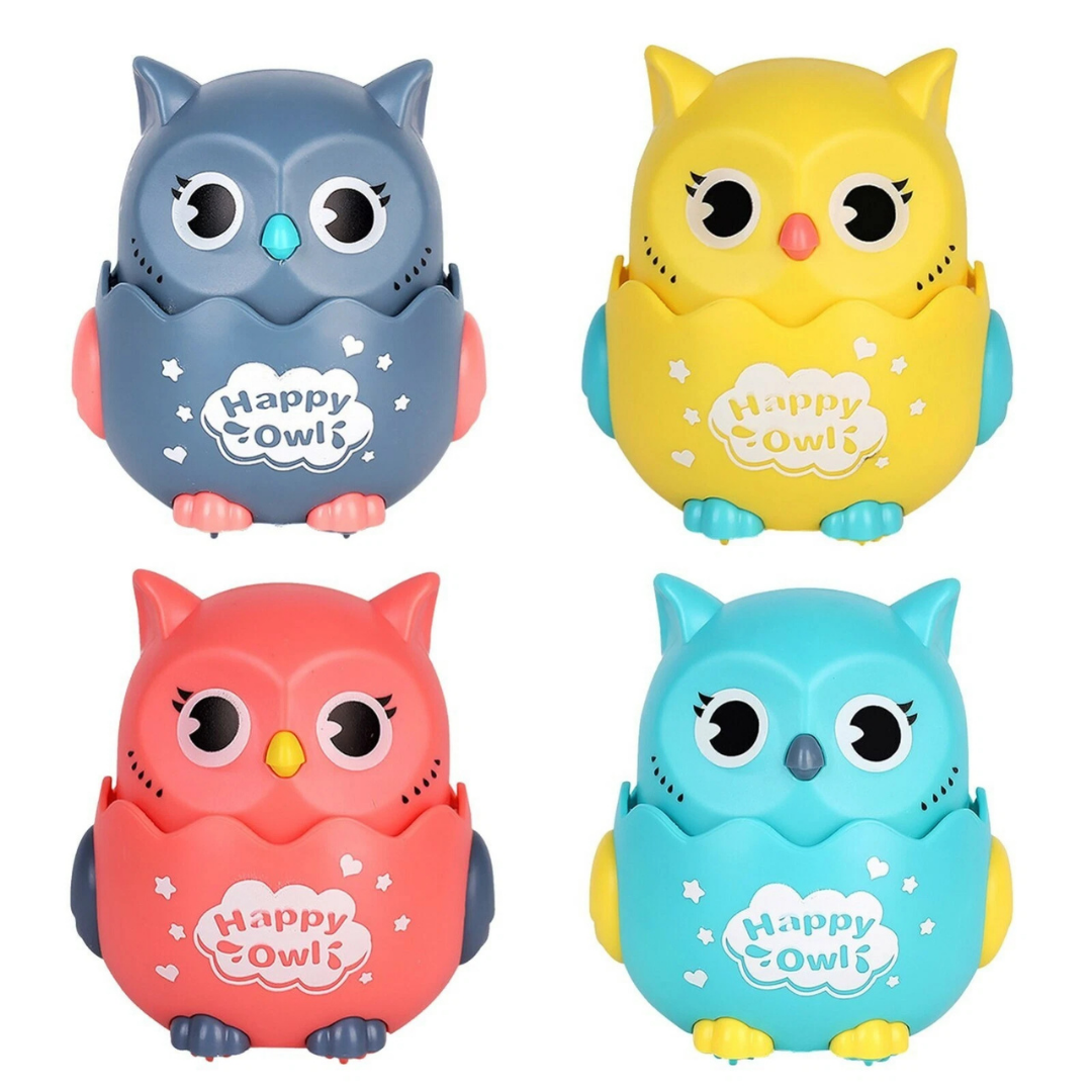 Owl Pull Back Toy for Kids (Random Colours)