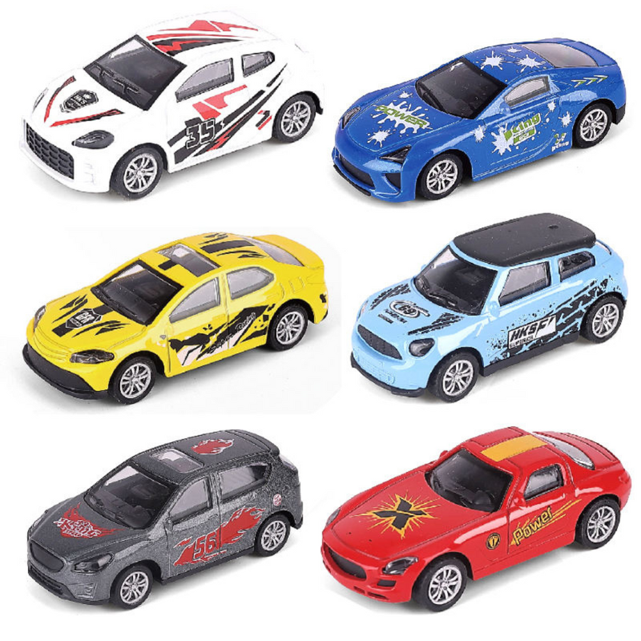 Mini Pull Back Full Metal Car - 9 cm Car – No Battery Needed( Random Colors and Designs)