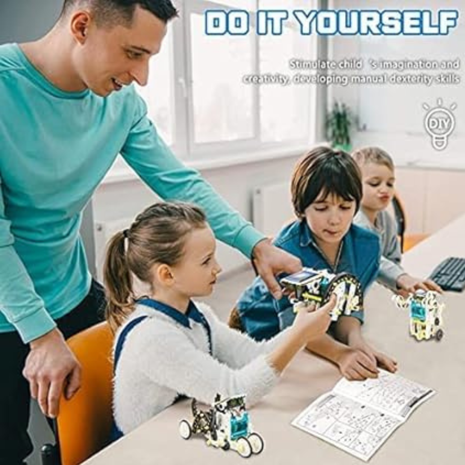 13-in-1 Solar Educational Robot Kit | STEM 13-in-1 Solar Power Robots Creation Toy, Educational Experiment DIY Robotics Kit, Science Toy Solar Powered Building Robotics Set