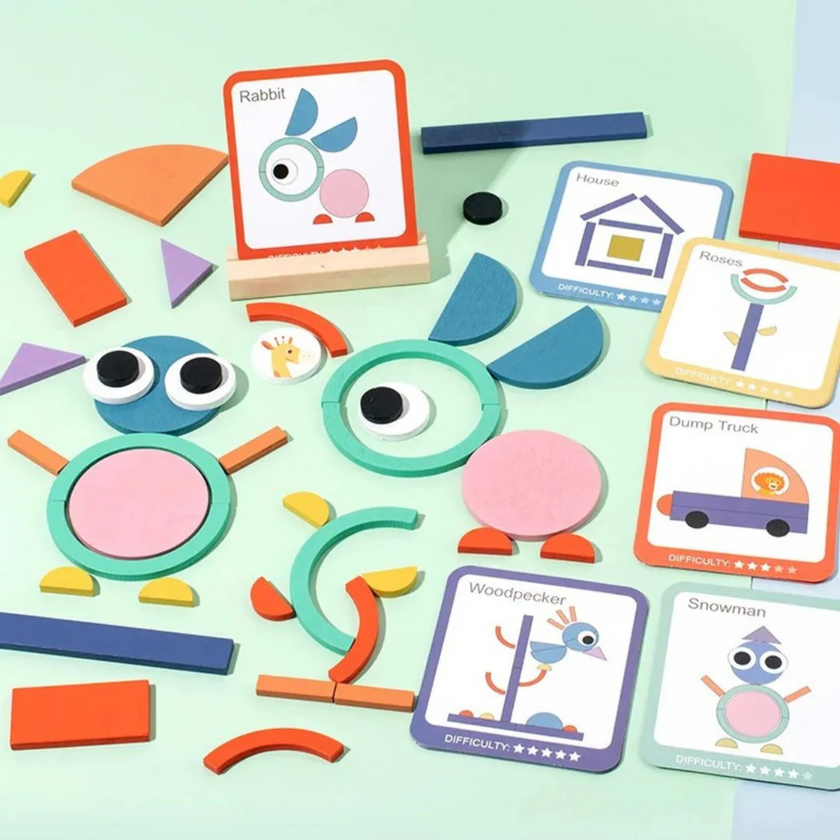 Creative Jigsaw Puzzles Wooden Board – KidsBestie