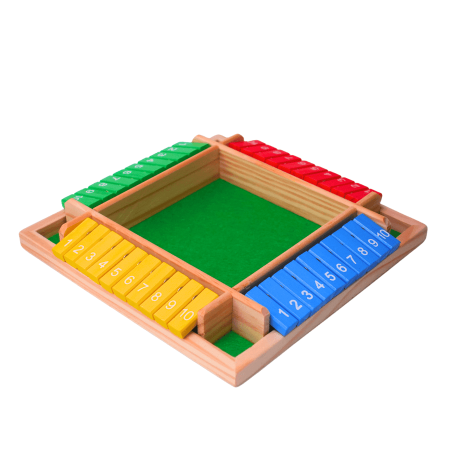 4 Player Dice Board Game for Kids & Adults | Educational Math Learning Toy-1 Board - Kids Bestie