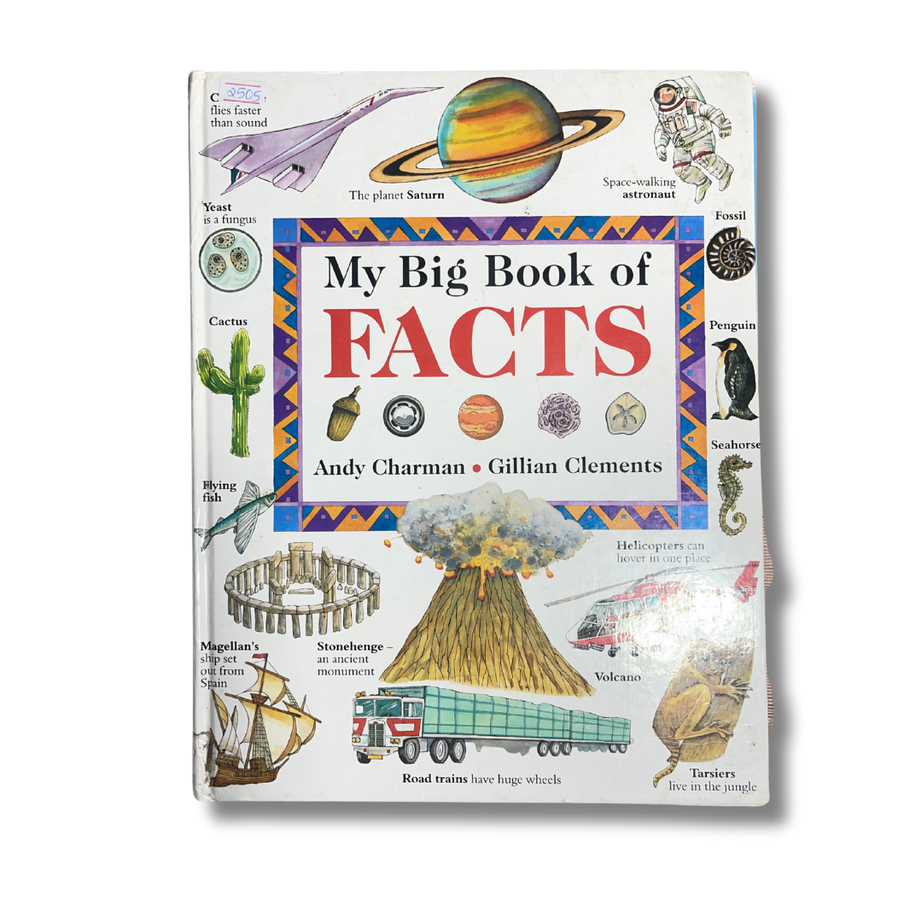 My Big Book of Facts Andy Charman Gillian Clements  Preloved Edition KIDS BESTIE | KB2505