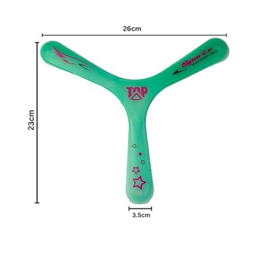 Glow in The Dark Sports Boomerang Flying Disc | Y-Shaped Spinner Toy 🌀 | Kids & Adults