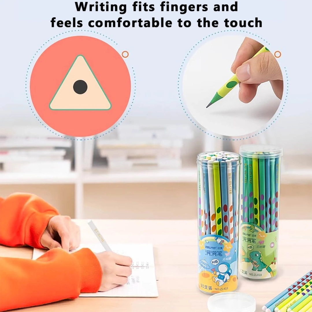 Extra Dark HB Pencils – Pack of 30 | Smooth Writing & Sketching | Non-Toxic, Break-Resistant Graphite