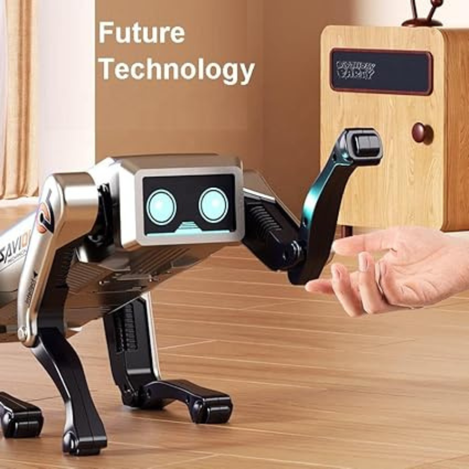 AI Robot Dog | Smart RC Mechanical Pet with Light, Music & Story Mode