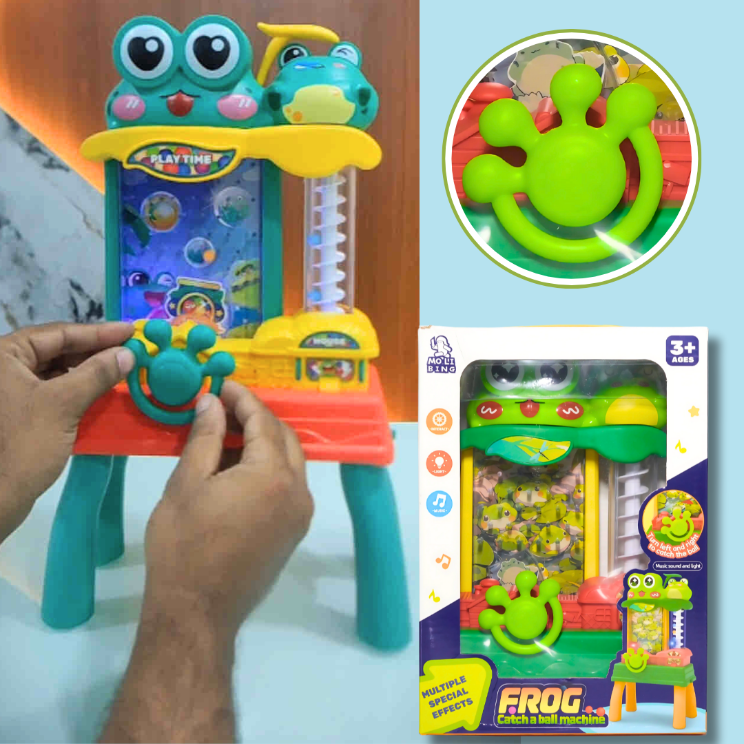 Frog Catch the Ball Electric Rotate Dribbling Dropped Fun Activity Game
