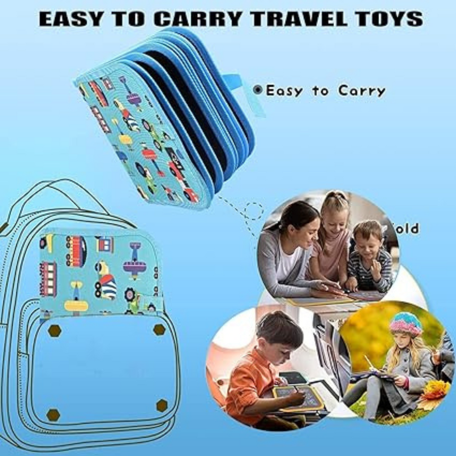 Set of 1 Plastic Reusable & Erasable Doodle Slate | Painting & Drawing Kit for Kids