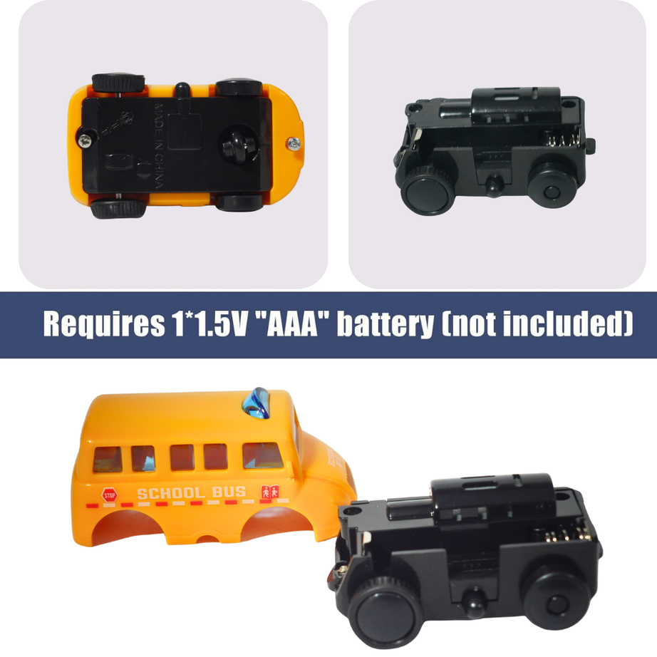 Magnetic Plate Electric Vehicle Track | DIY Racing Track Set with Car | Educational Magnetic Toy for Kids