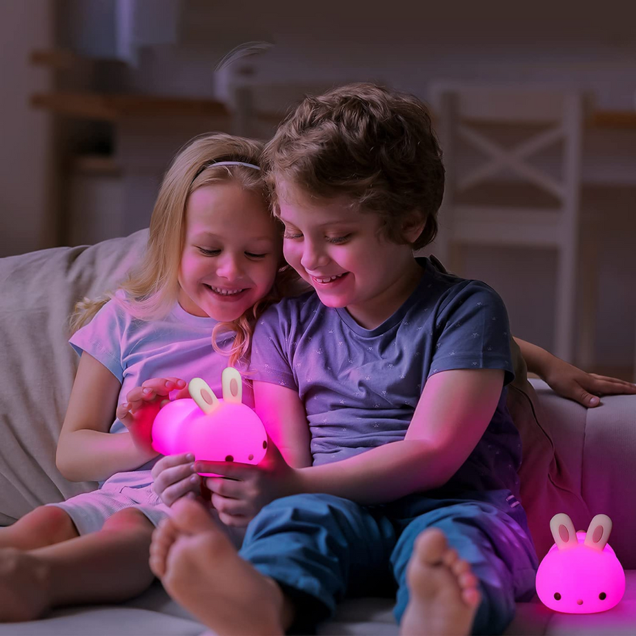 Sleeping Rabbit Night Lamp for Bedroom
