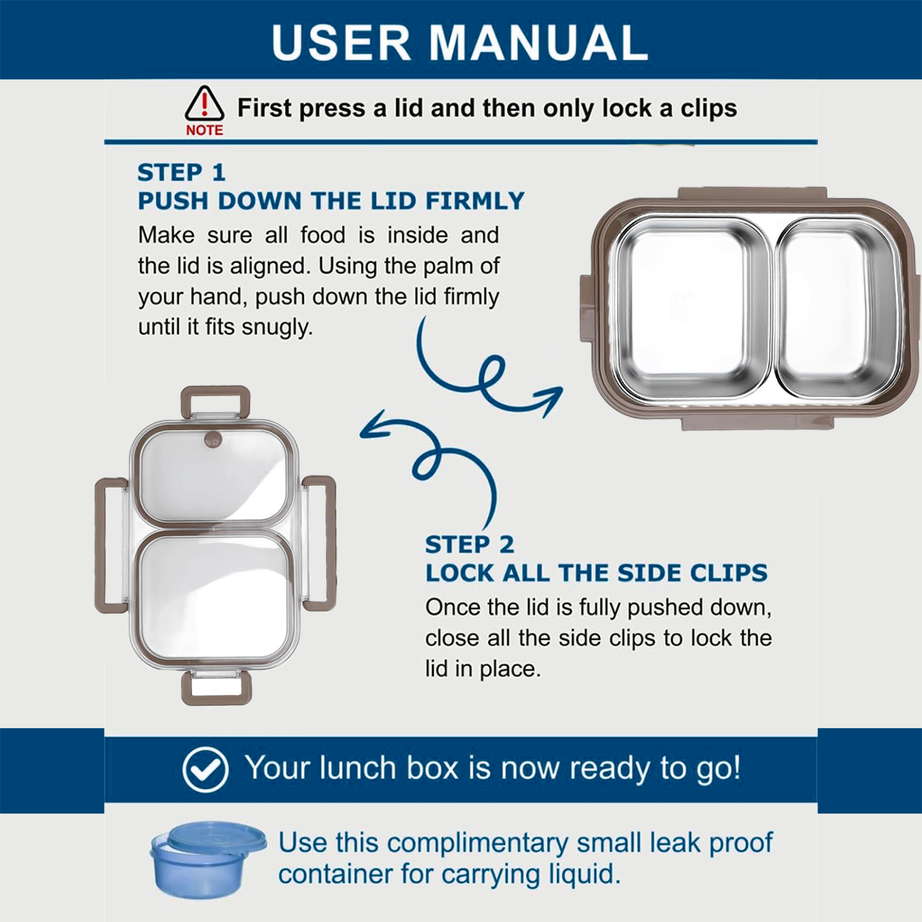 Individual Seal Lunch Box for Kids 7096 | KidsBestie | KB