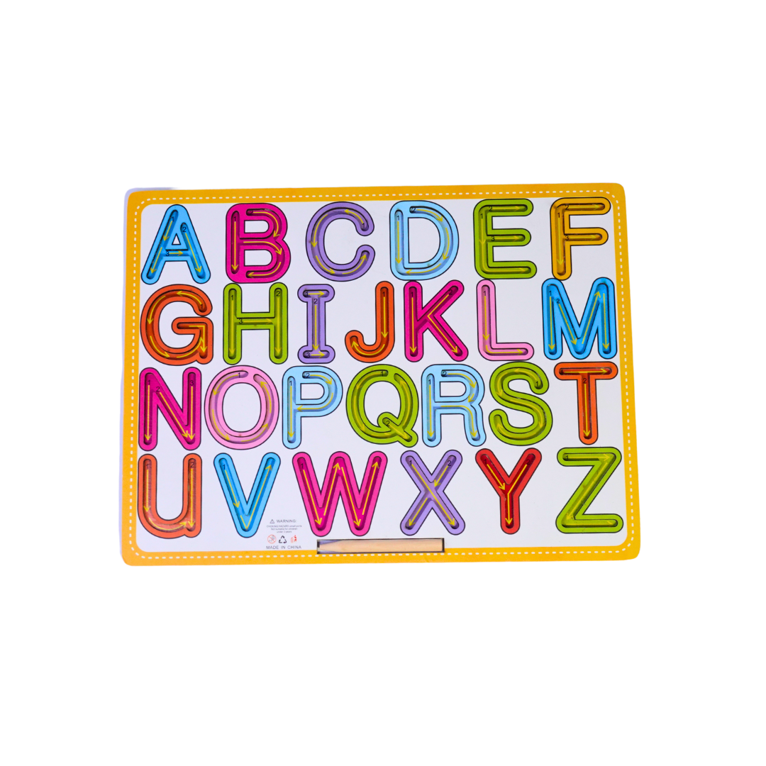 Colourful Alphabets Tracing Educational Board | KidsBestie