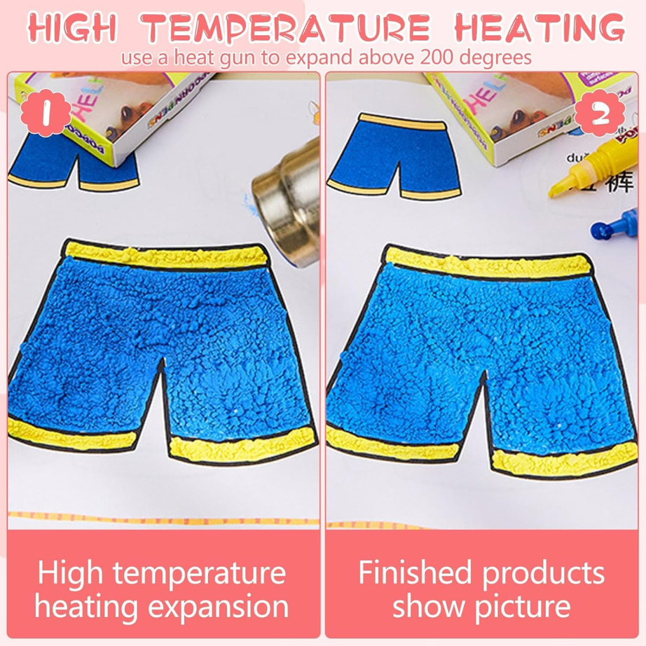 Popcorn Pens for Kids | Cute Stationery Gift | Smooth Writing Color Pen | Fun School Supplies