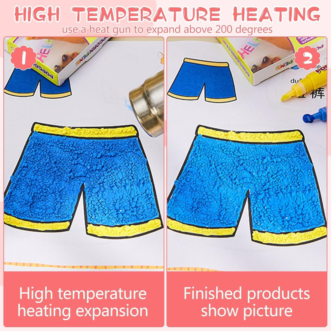 Popcorn Pens for Kids | Cute Stationery Gift | Smooth Writing Color Pen | Fun School Supplies