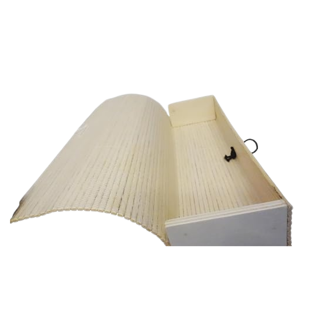 Bamboo Stick Floral Design Storage Box (Pack of 1)- Random Designs