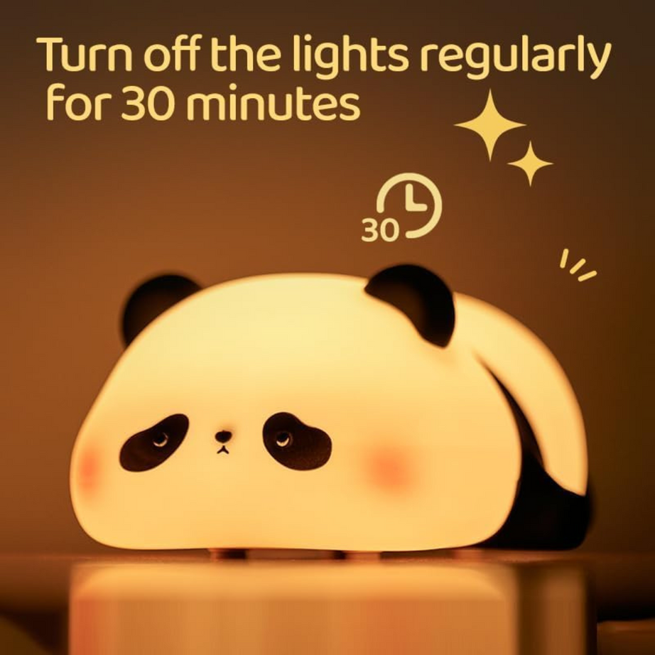 Sleeping Panda Night Lamp for Bedroom
