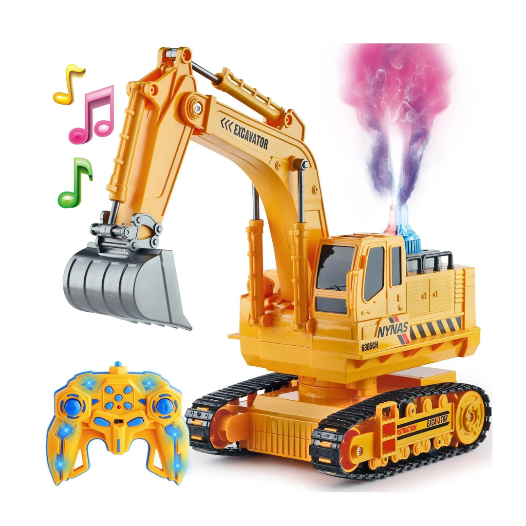 Remote Control Excavator Toy 11 Channel Rc Excavator Truck