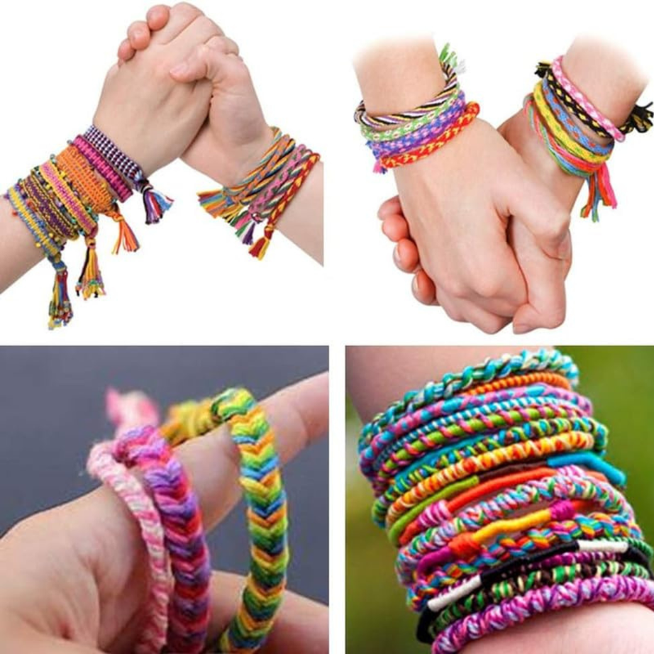 Bracelet Making Machine | DIY Jewelry Craft Kit for Kids | Creative Bead & Thread Bracelet Maker