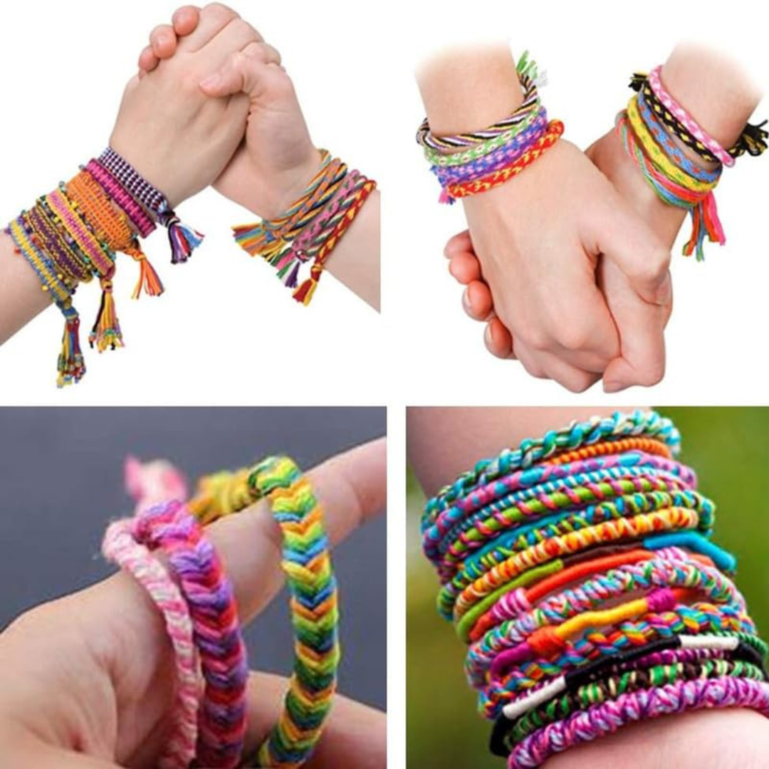 Bracelet Making Machine | DIY Jewelry Craft Kit for Kids | Creative Bead & Thread Bracelet Maker