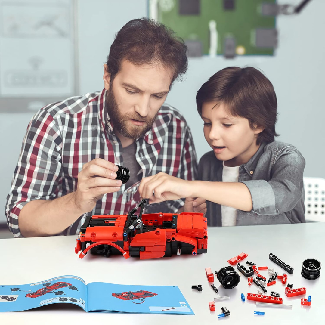 Racing Speed LEGO Building Set – 403 Pcs | DIY Sports Car Construction Blocks for Kids | STEM Learning Toy