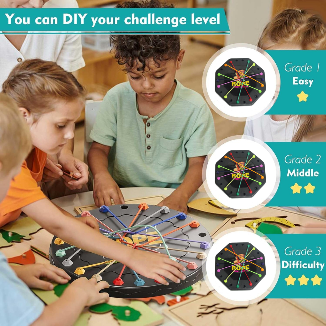 Tangle Twister – Rope Untangling Toy & Board Game for Kids!