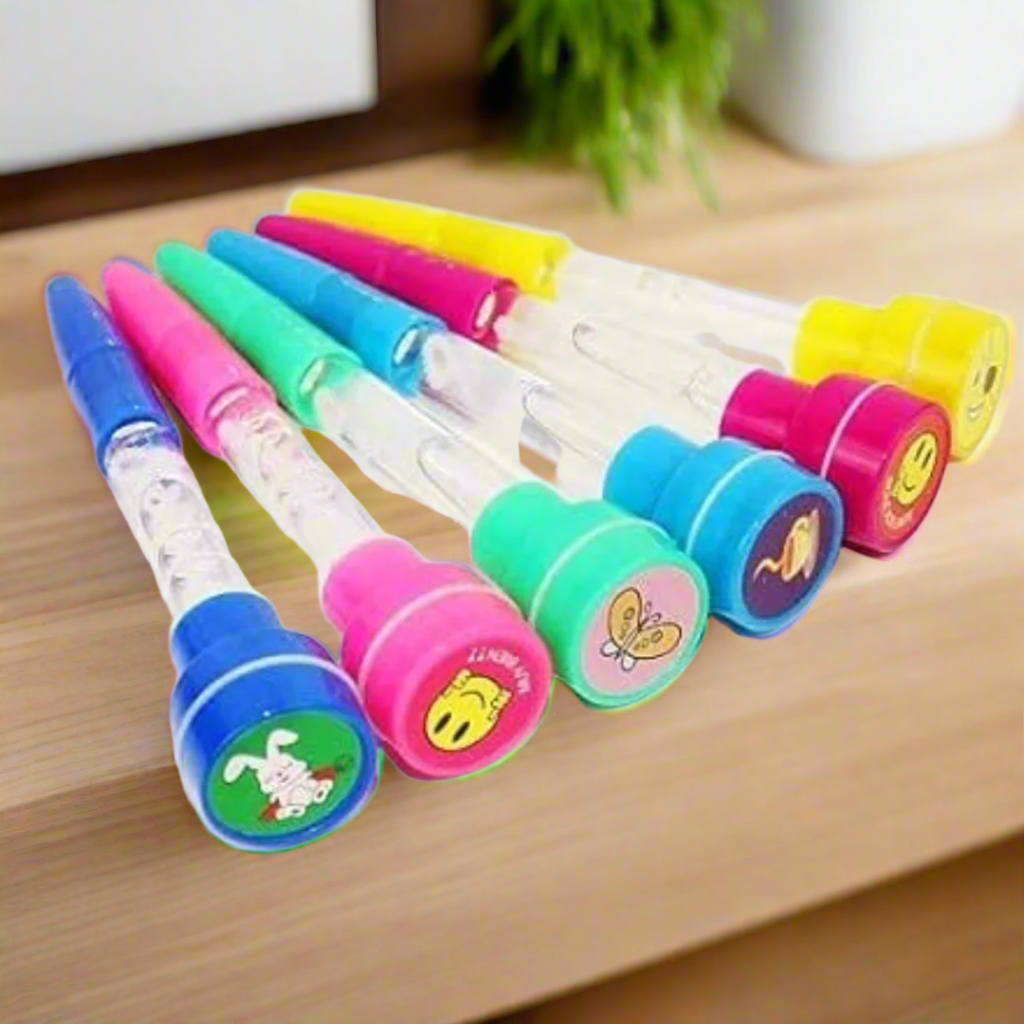Kidsbestie-4 in 1 Pen for kids (Stamp/Bubble/Pen, light)