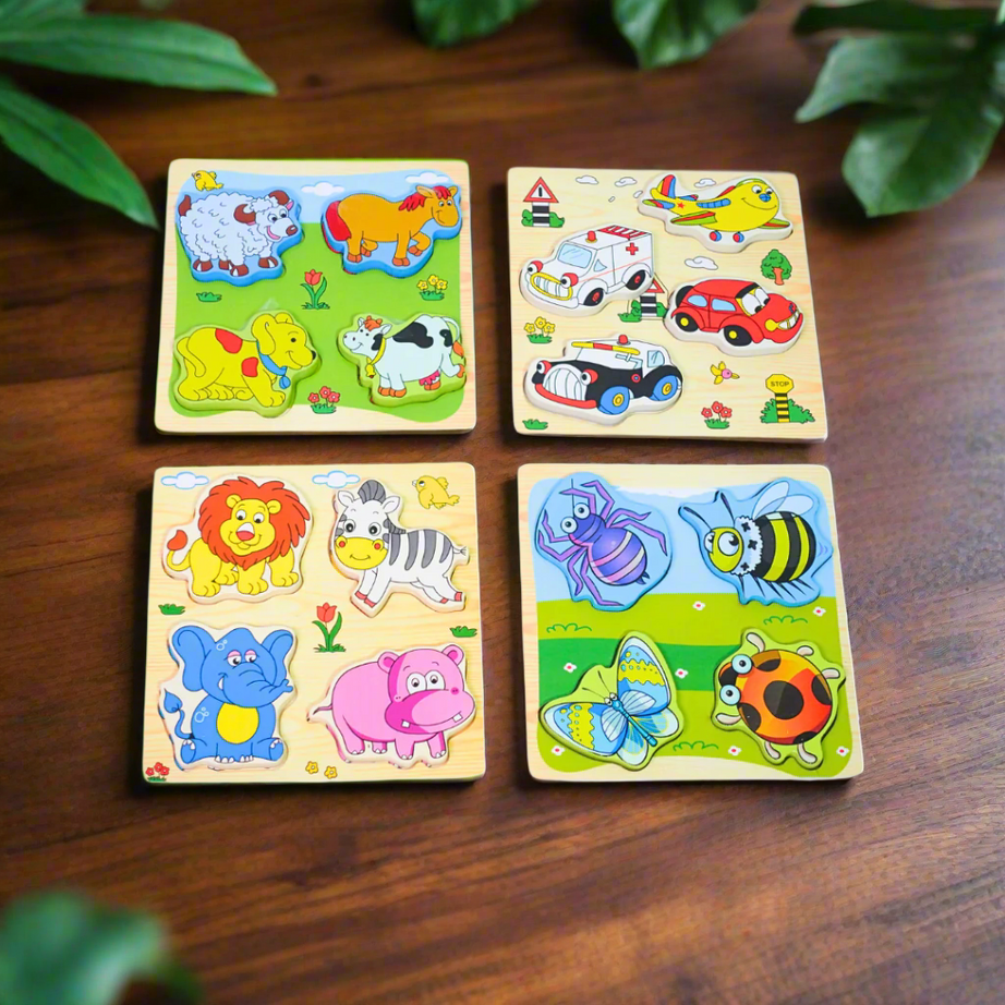 Kidsbestie-4 in 1 Puzzle