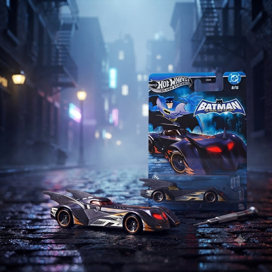 Hot Wheels DC Comics Batmobile Collector’s Die-Cast Car Set