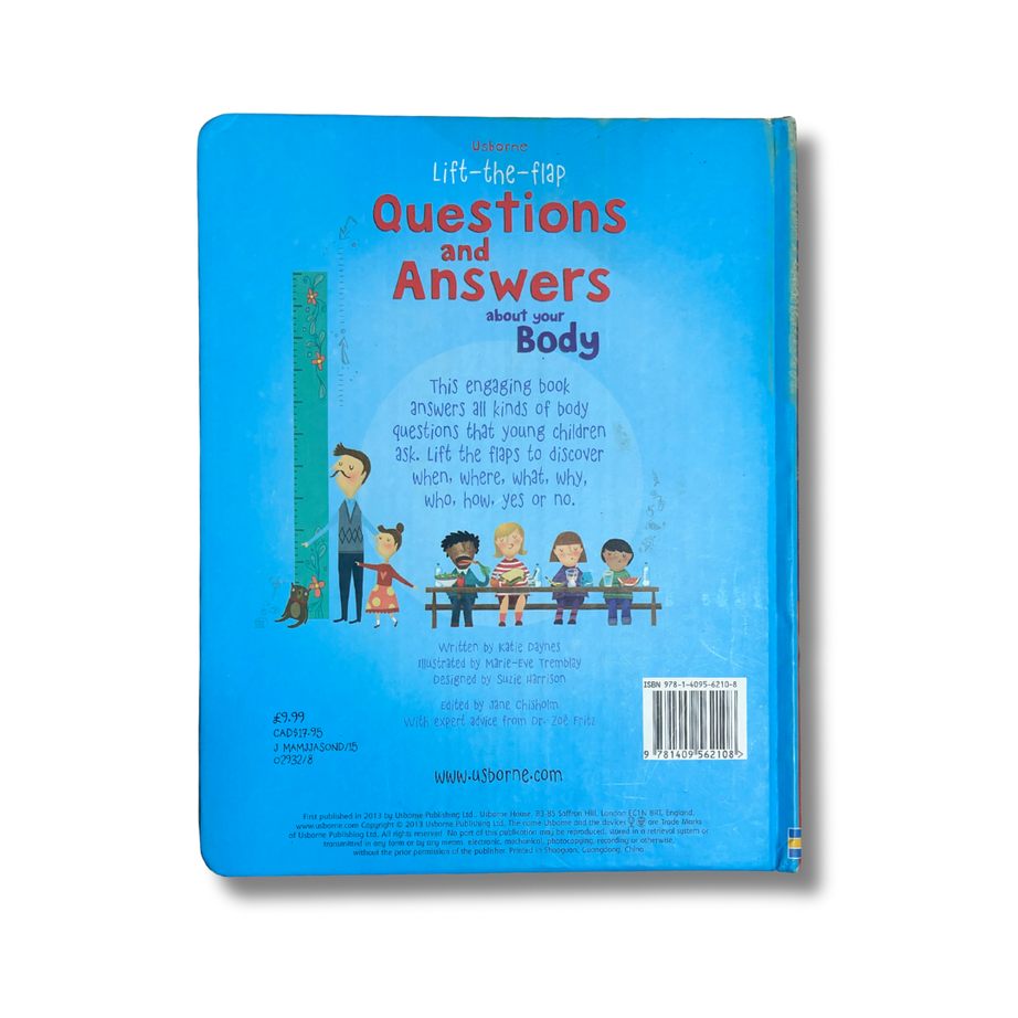 Usborne Lift-the-Flap Questions & Answers About Your Body | Preloved Edition | Kidsbestie
