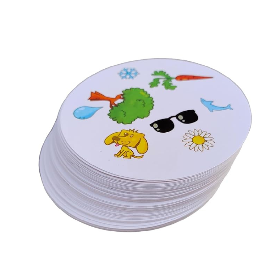 DOBBLE Card Game for Kids Ages 6+, 2-8 Players, 15-Minute Playtime