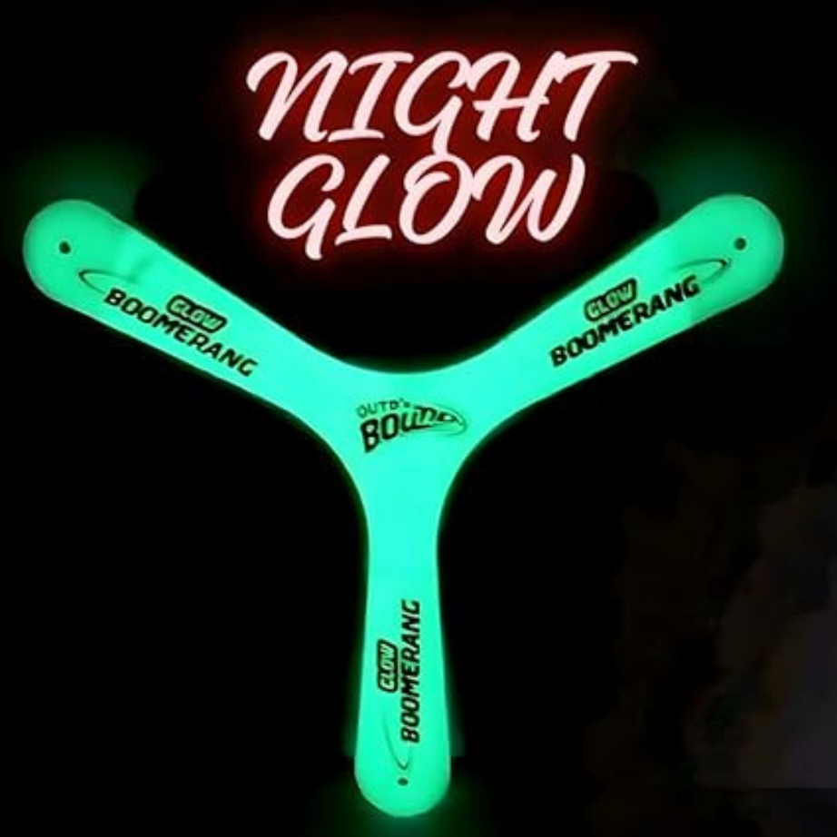 Glow in The Dark Sports Boomerang Flying Disc | Y-Shaped Spinner Toy 🌀 | Kids & Adults