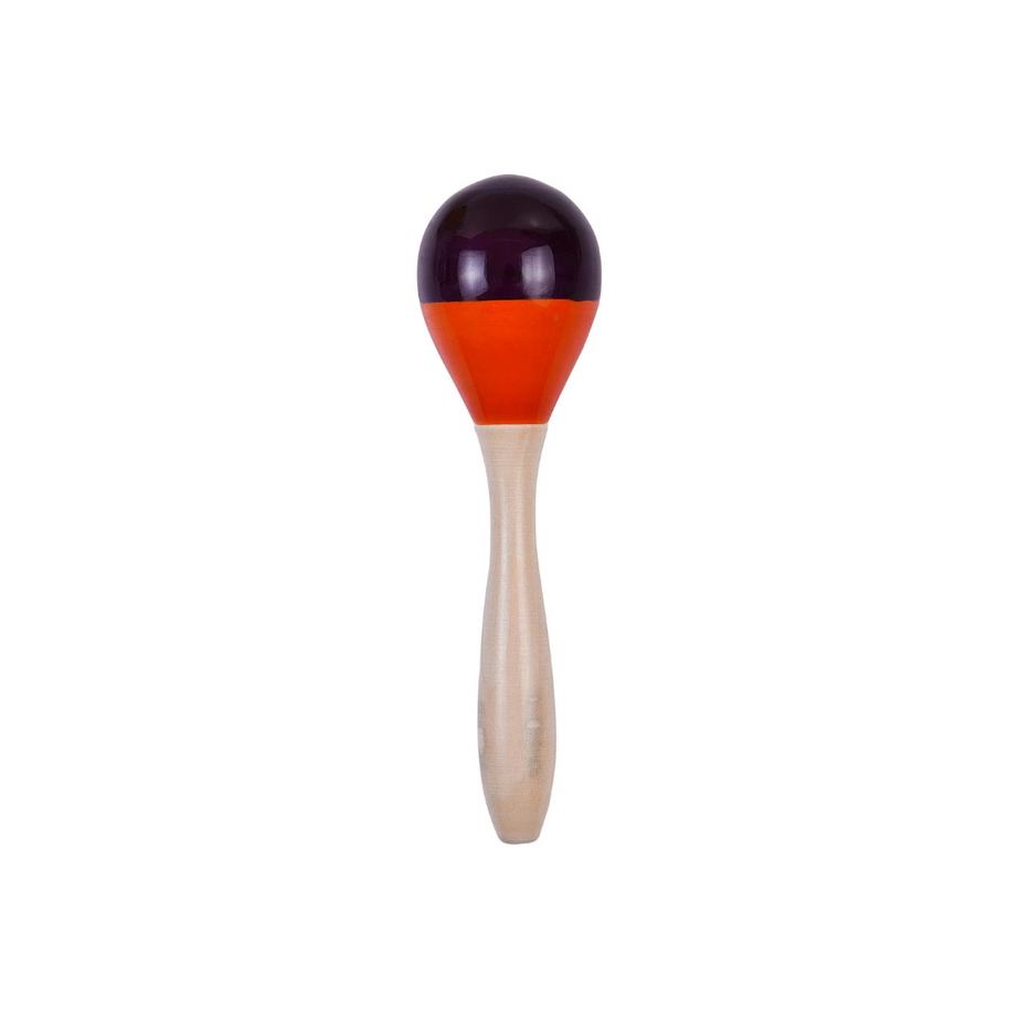 Wooden Egg Shaker Rattle for Kids-1 (Random colours will be sent)