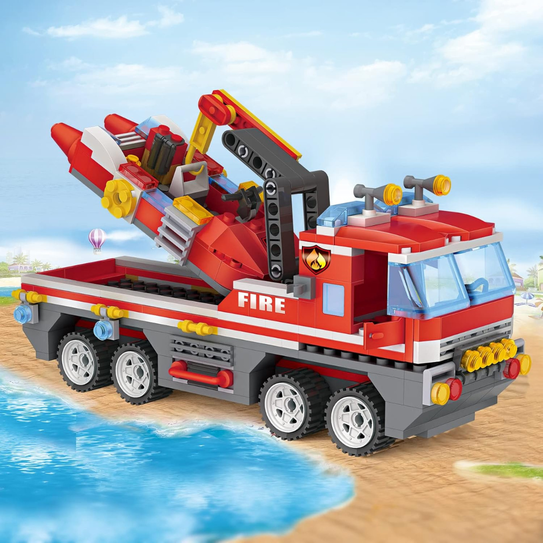 LEGO Fire Rescue Set | Build &amp; Play Firefighter Adventure Toy for Kids[354Pcs]