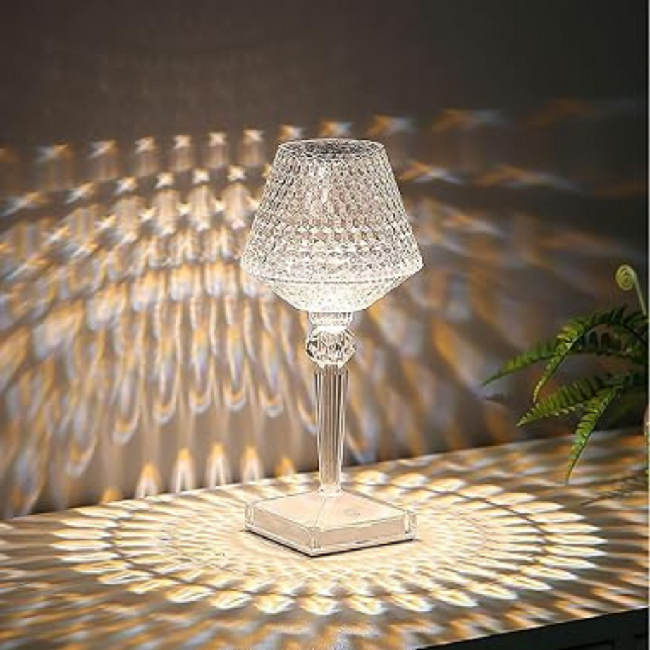 RGB LED Crystal Table Lamp for Bedroom