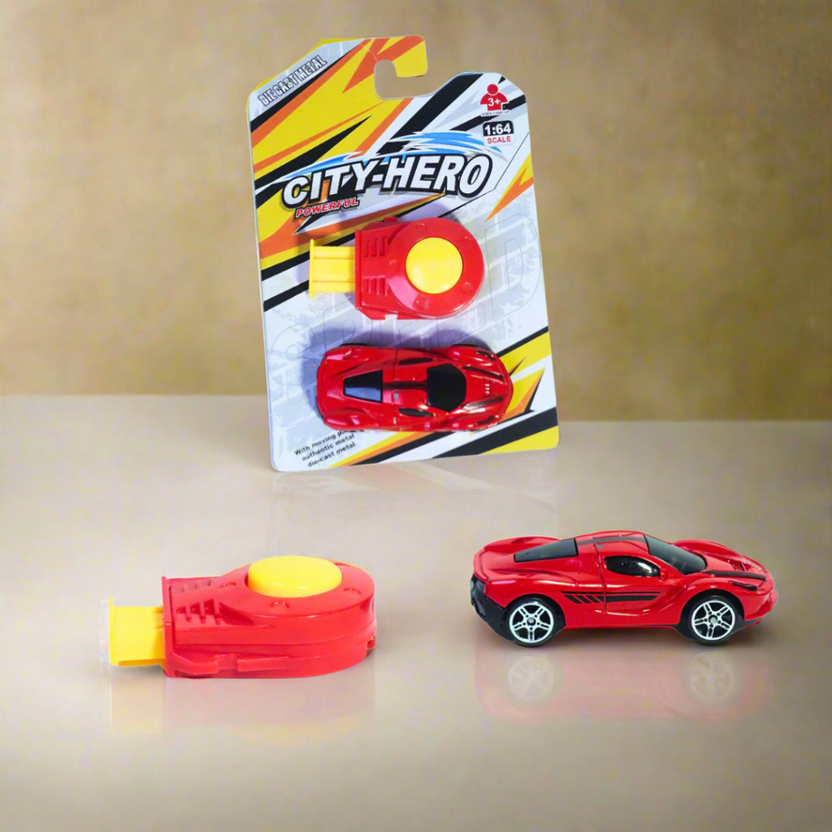 CITY-HERO Launcher Metal Car for kids (Random colours will be sent)