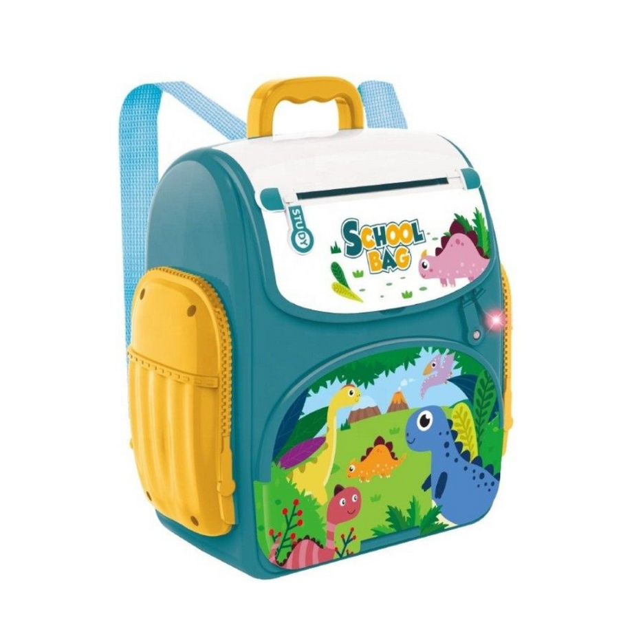 School Bag Money Bank for Kids with Password and Fingerprint Lock Toy Coin Bank