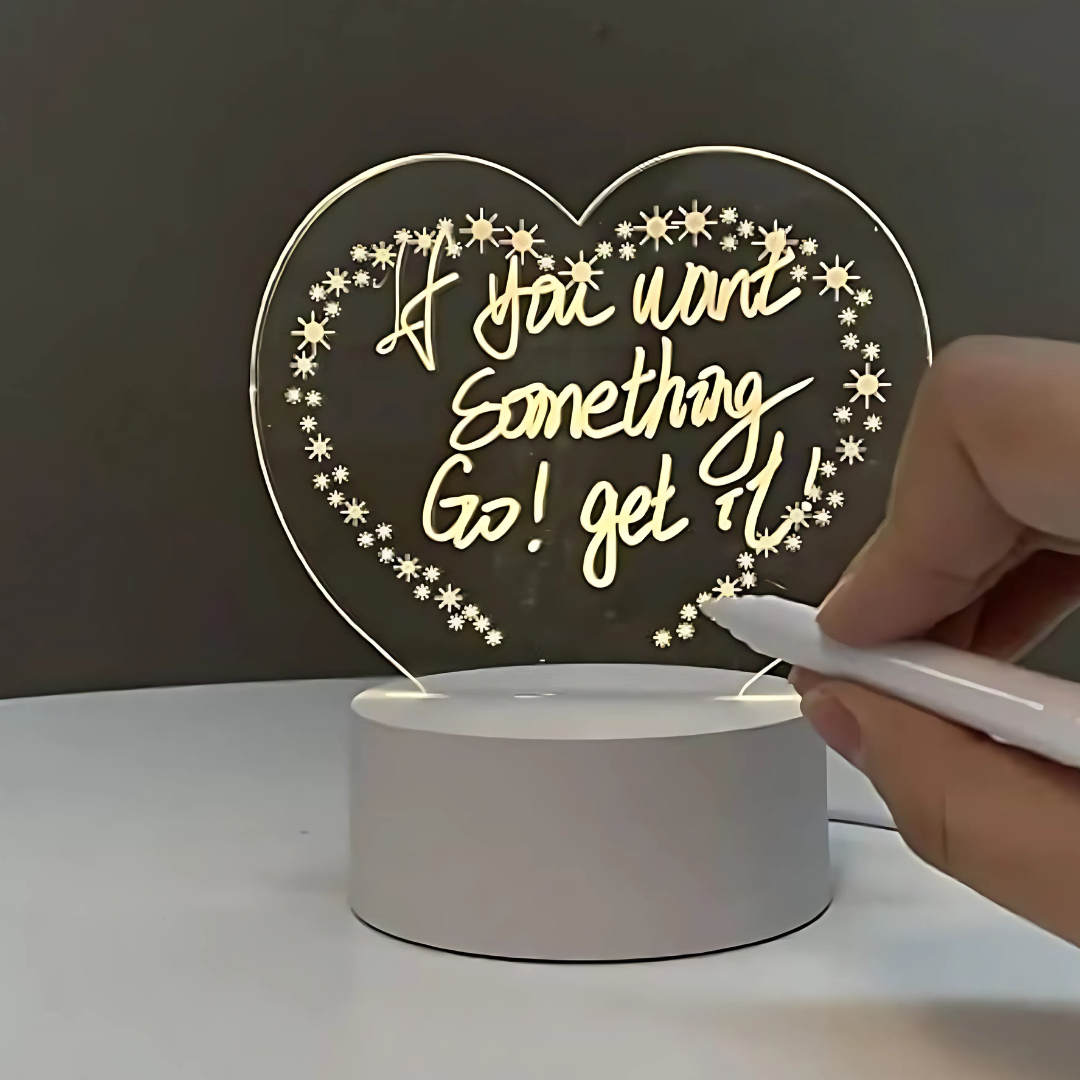 Kidsbestie- 5 in 1 combo-3D LED Message Board with Pen