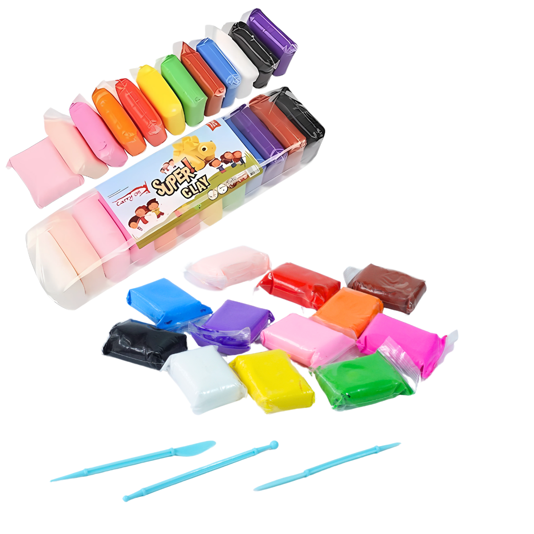 5 in 1 combo- Pack of 12 Air Dry Clay