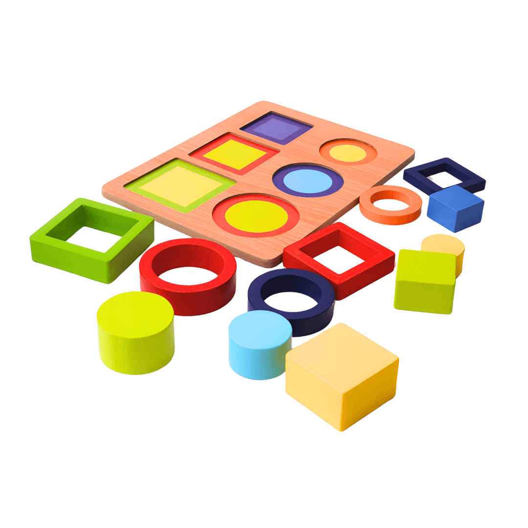 6 Shapes Building Blocks for Kids Age 3 - Kids Bestie