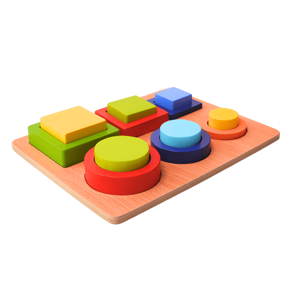 6 Shapes Building Blocks for Kids Age 3 - Kids Bestie