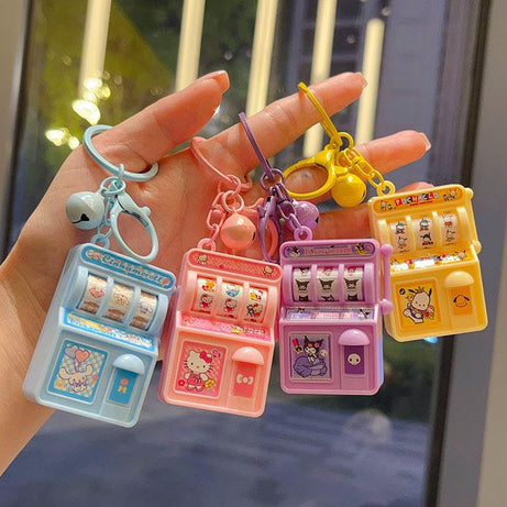 🎰 Cute Mini Slot Machine Keychain Toys | KidsBestie