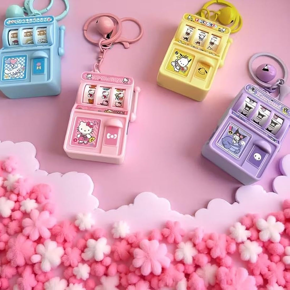 🎰 Cute Mini Slot Machine Keychain Toys | KidsBestie