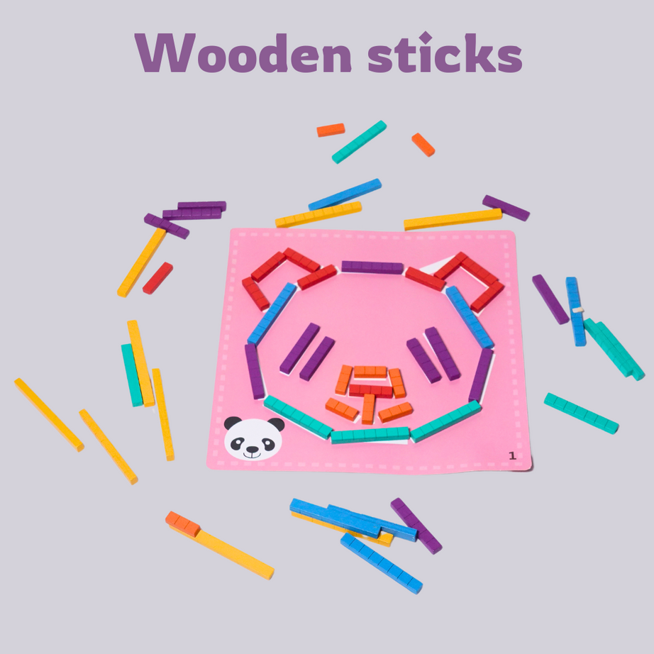 Kidsbestie- 61 pieces Maths puzzle-Kids age 3+