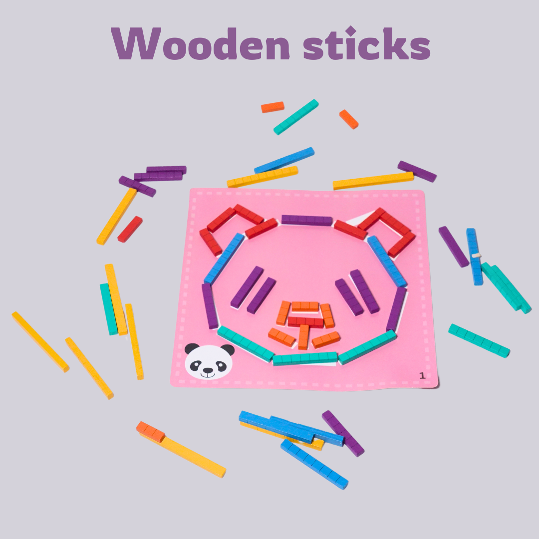 Kidsbestie- 61 pieces Maths puzzle-Kids age 3+