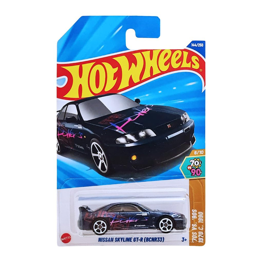 🔥🚗 Hot Wheels Nissan Skyline GT-R (BCNR33) | Legendary JDM Performance Die-Cast (1:64 Scale) 🚗🔥