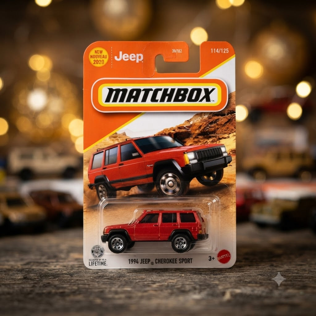 Matchbox 1994 Jeep Cherokee Sport Collector's Edition Diorama Set