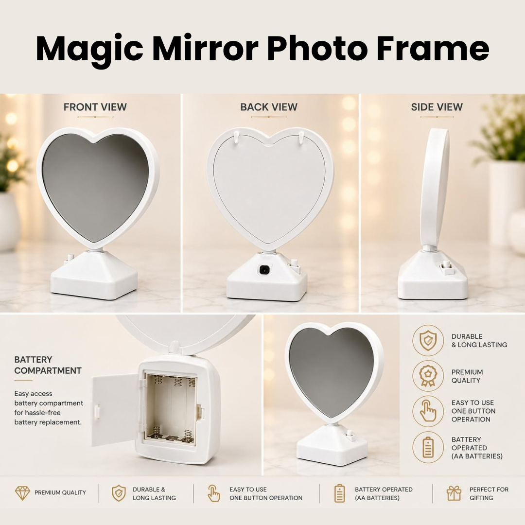 Magic Mirror Love Light and Creative Lamp Combo