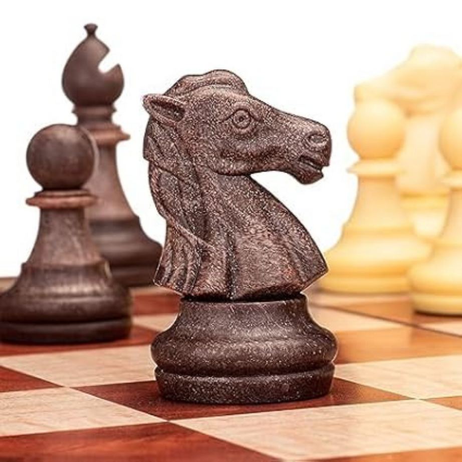 2 in 1 Magnetic Board Foldable Chess & Checkers Game for Kids