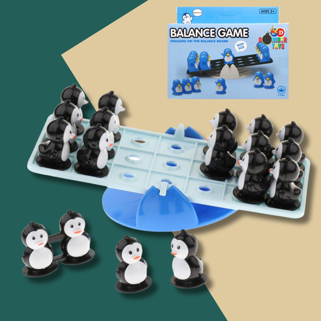 Balance Game – Penguin, Duck, Frog (Random Design)