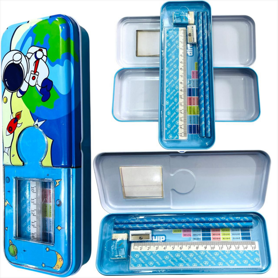 Prefect Pencil Boxes Combo - 13 in 1 Combo Set - KidsBestie